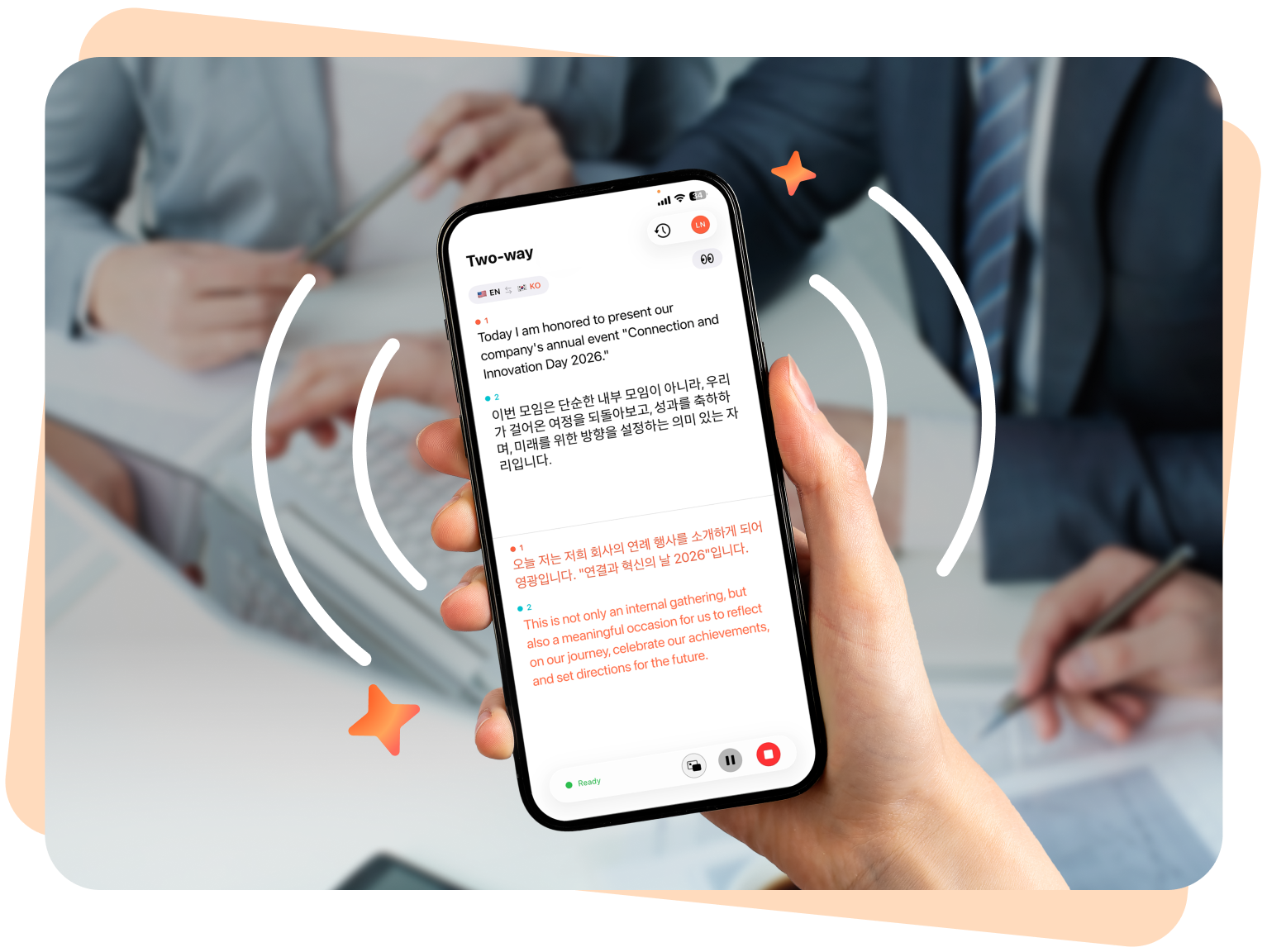 Saydi Real-time Two-way Speech Translation